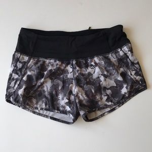 Limited edition pattern lululemon shorts